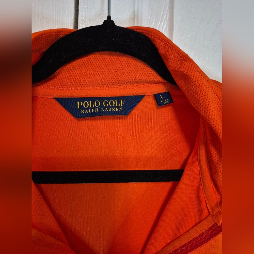 U.S. Polo Assn. Men's Orange Polo Shirt - Picture 3 of 6